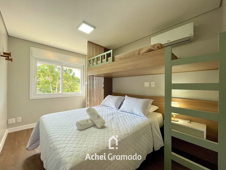 Apartamento Cond Fechado 2 dorm by Achei Gramado