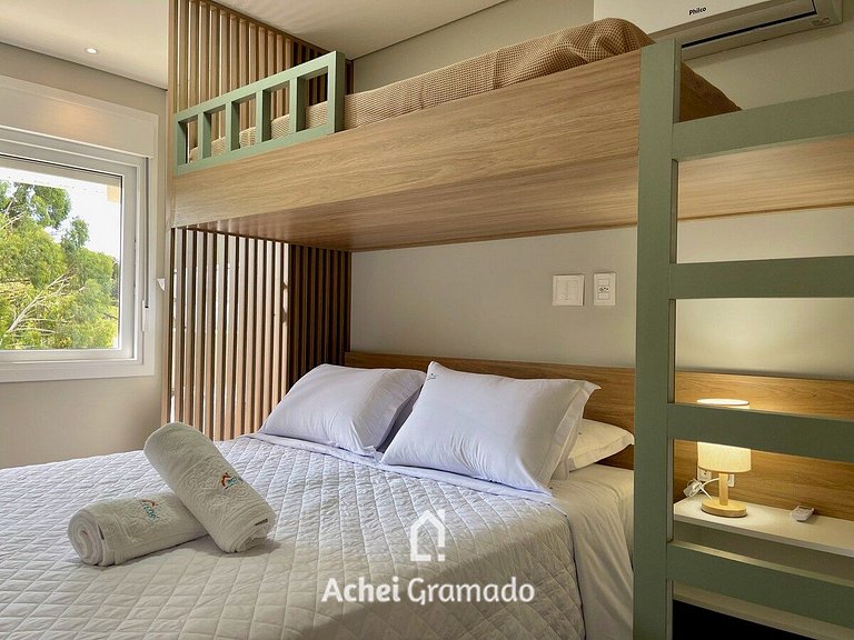 Apartamento Cond Fechado 2 dorm by Achei Gramado