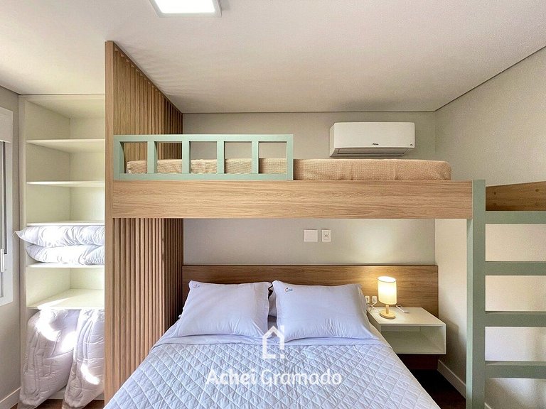 Apartamento Cond Fechado 2 dorm by Achei Gramado
