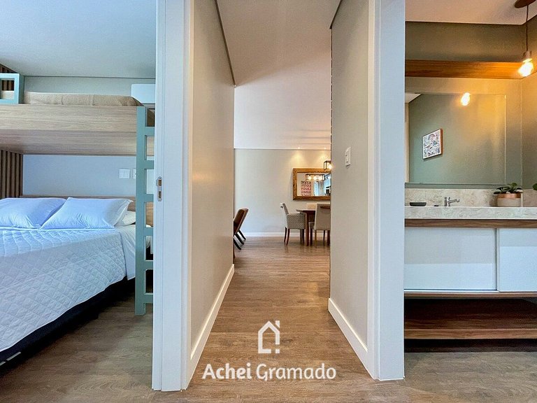 Apartamento Cond Fechado 2 dorm by Achei Gramado