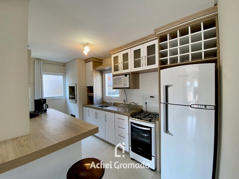 Apartamento 1 Suíte na Av Borges by Achei Gramado