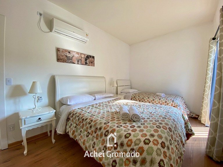Apartamento 1 Suíte na Av Borges by Achei Gramado