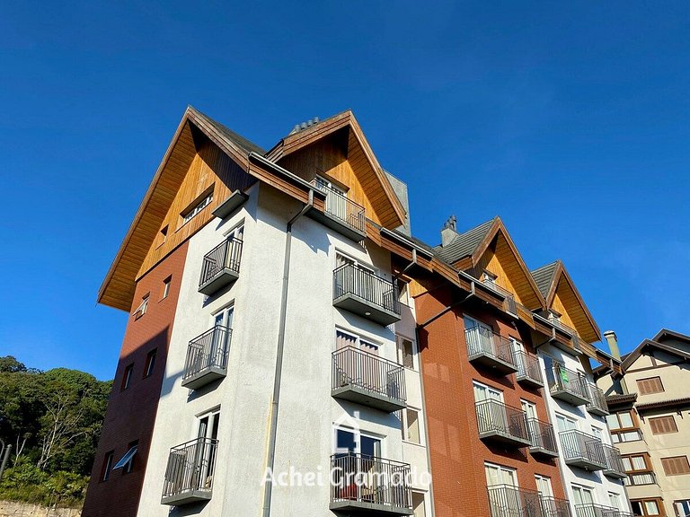 Apartamento 1 Suíte na Av Borges by Achei Gramado