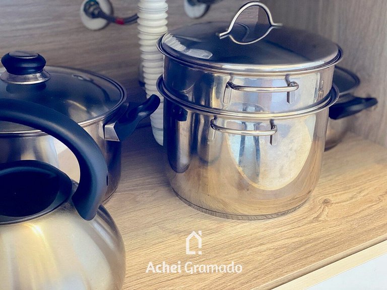 Apartamento 1 Suíte na Av Borges by Achei Gramado