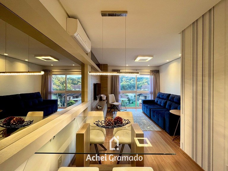 Impecável Apartamento c/ 2 Suítes by Achei Gramado