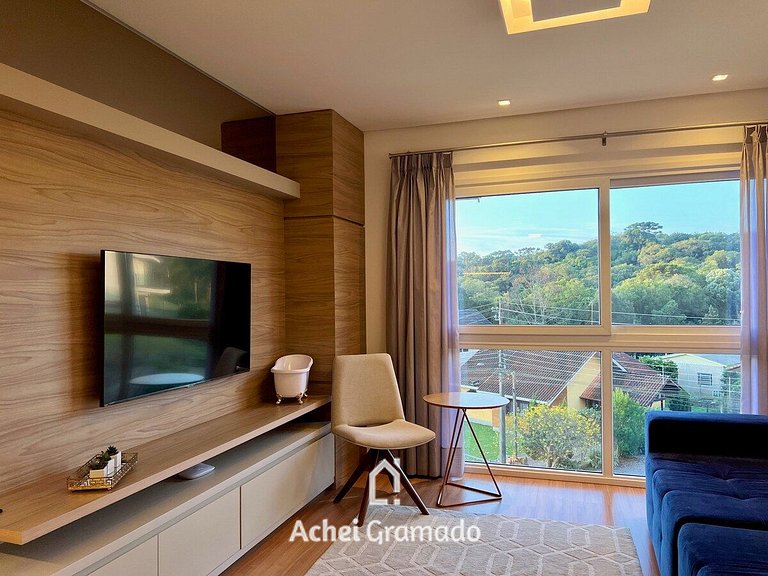 Impecável Apartamento c/ 2 Suítes by Achei Gramado