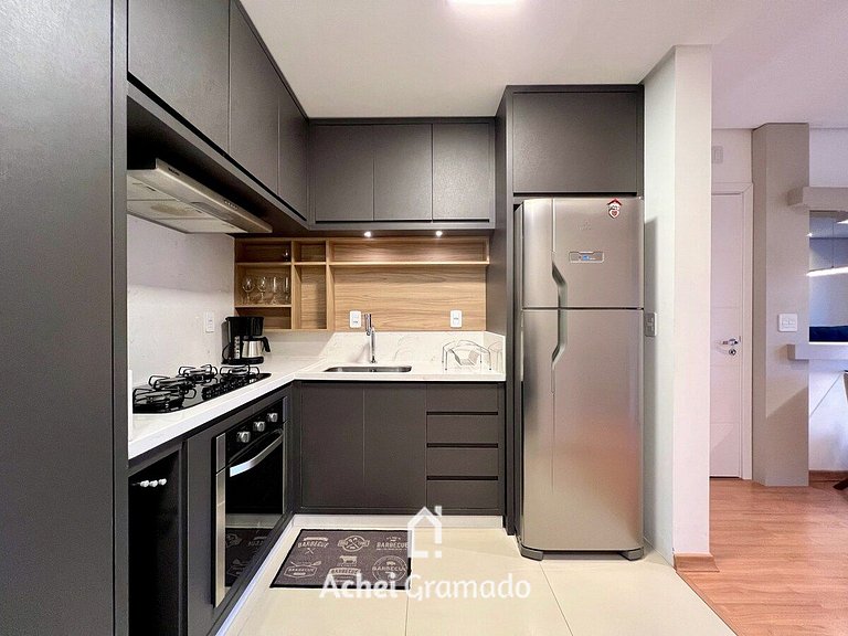 Impecável Apartamento c/ 2 Suítes by Achei Gramado