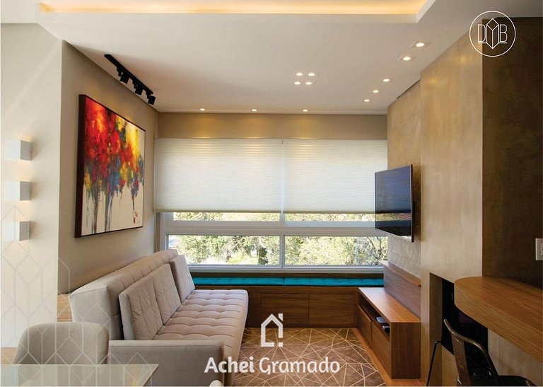 Apartamento Res Rossa 2 Suítes by Achei Gramado