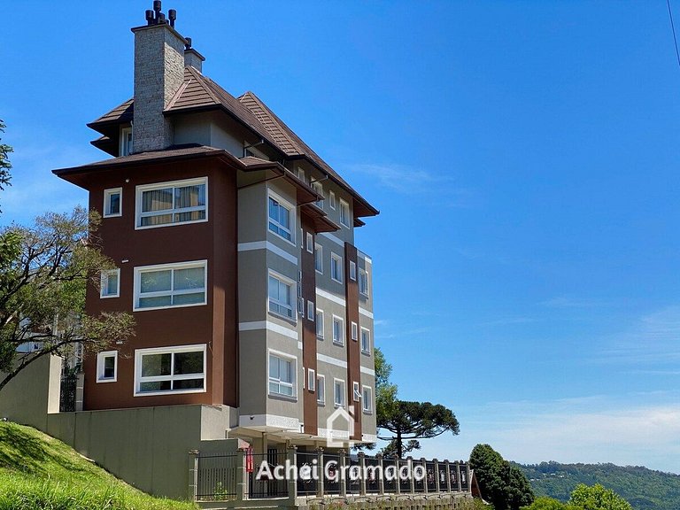 Apartamento Res Rossa 2 Suítes by Achei Gramado