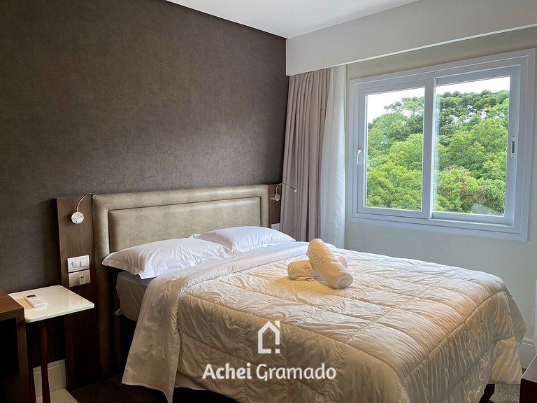 Apartamento Res Rossa 2 Suítes by Achei Gramado