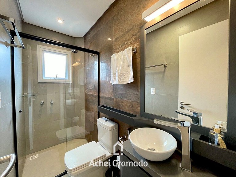 Apartamento Res Rossa 2 Suítes by Achei Gramado