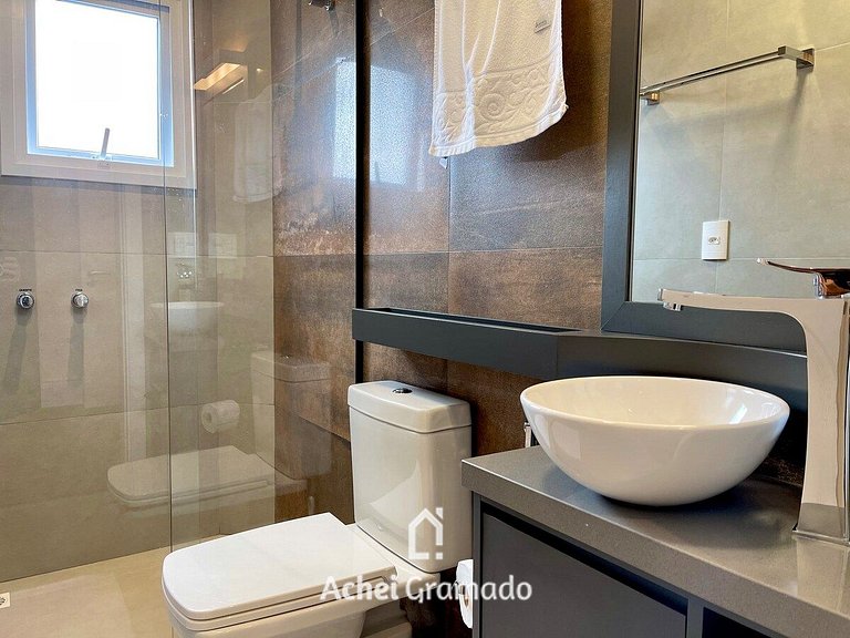 Apartamento Res Rossa 2 Suítes by Achei Gramado