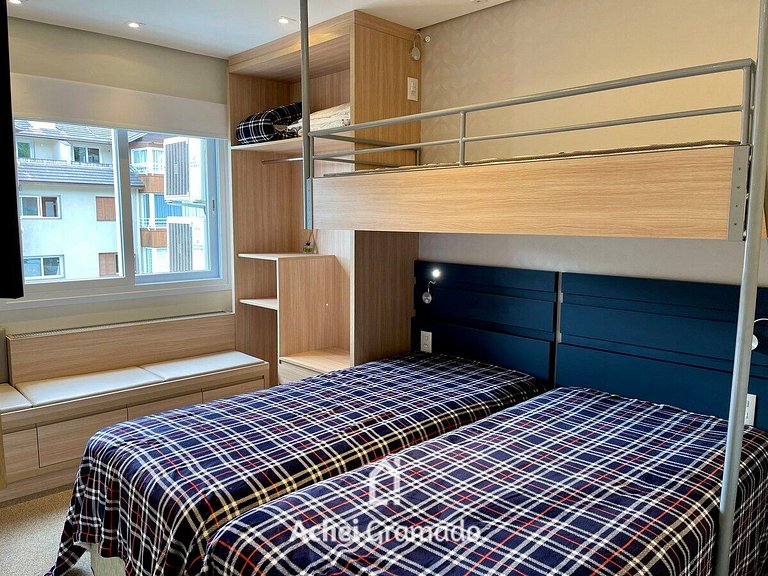 Apartamento Res Rossa 2 Suítes by Achei Gramado
