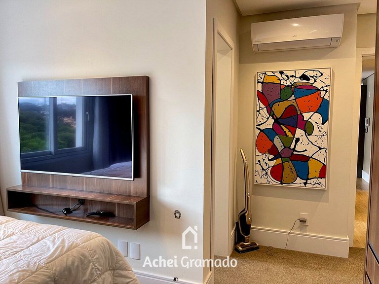 Apartamento Res Rossa 2 Suítes by Achei Gramado