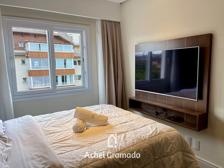 Apartamento Res Rossa 2 Suítes by Achei Gramado