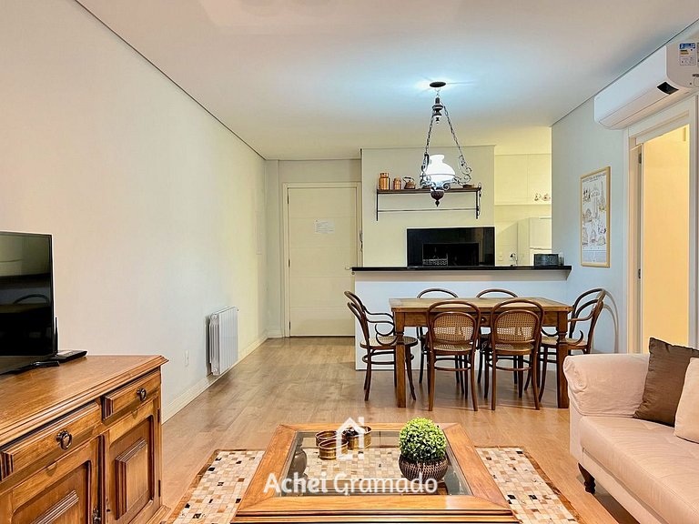 Homelland 2 dorm 400m Rua Coberta by Achei Gramado
