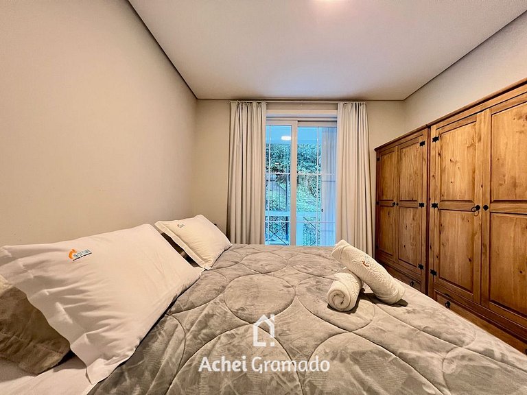 Homelland 2 dorm 400m Rua Coberta by Achei Gramado