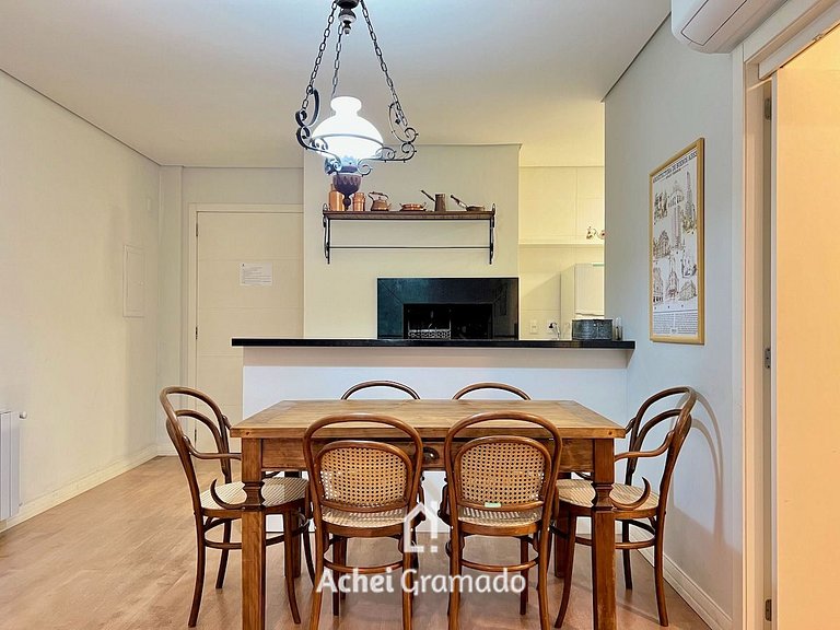 Homelland 2 dorm 400m Rua Coberta by Achei Gramado
