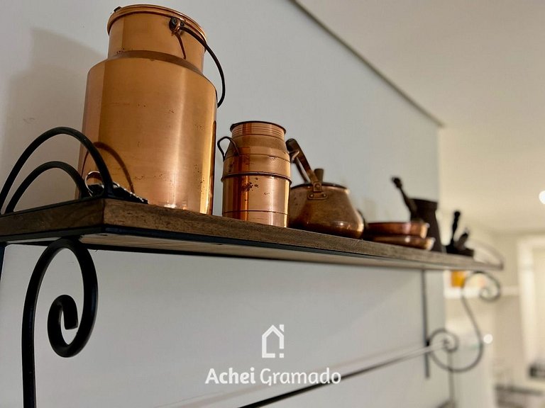 Homelland 2 dorm 400m Rua Coberta by Achei Gramado