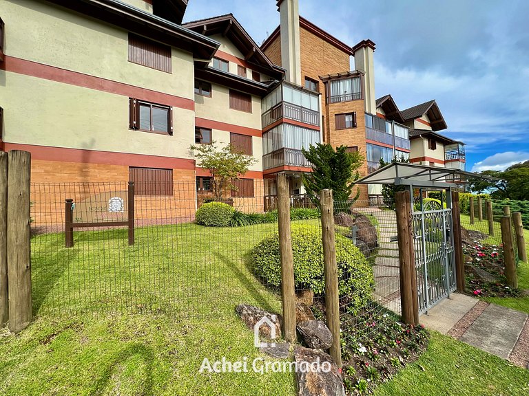 Apartamento Bosque das Azaléias 1 dorm by Achei Gramado
