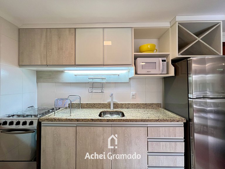 Apartamento Bosque das Azaléias 1 dorm by Achei Gramado