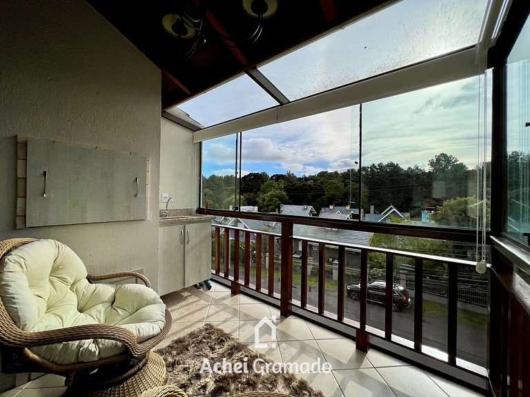 Apartamento Bosque das Azaléias 1 dorm by Achei Gramado
