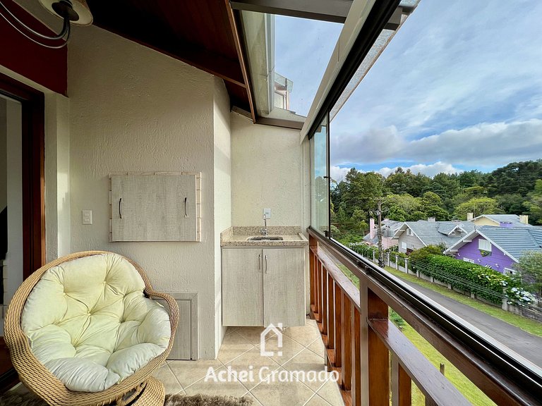Apartamento Bosque das Azaléias 1 dorm by Achei Gramado