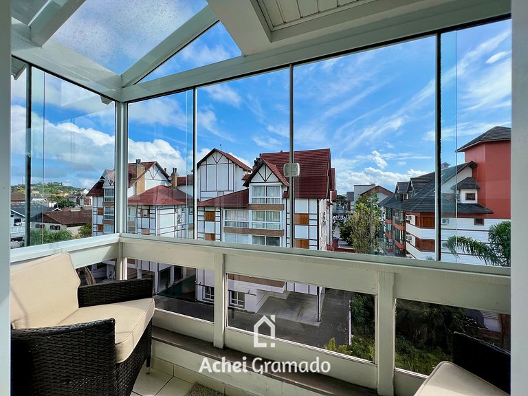 Apto 2dorm 500m Rua Coberta by Achei Gramado