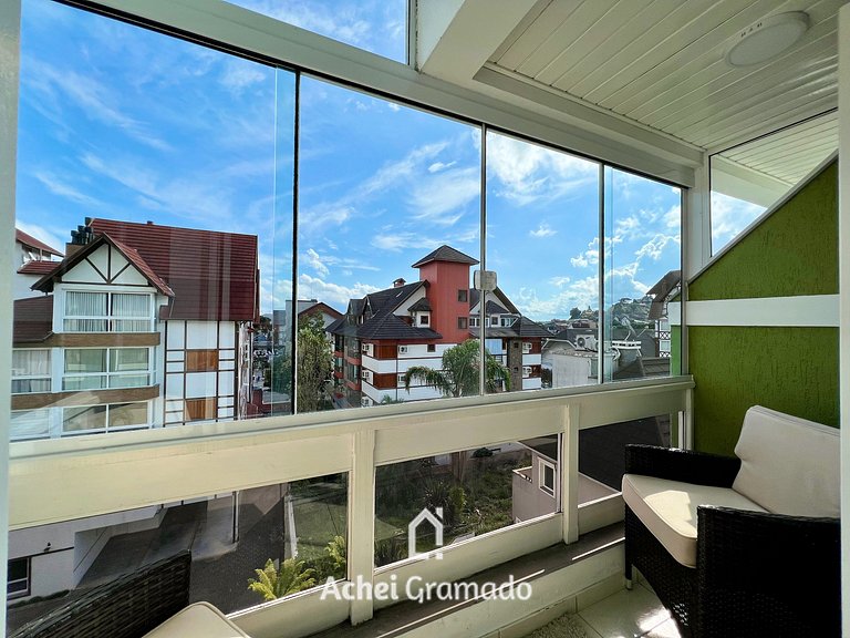 Apto 2dorm 500m Rua Coberta by Achei Gramado