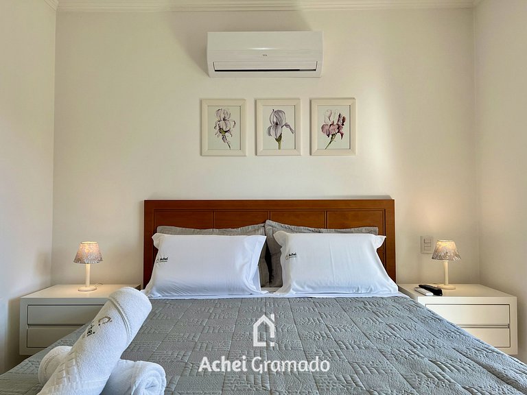 Apto 2dorm 500m Rua Coberta by Achei Gramado