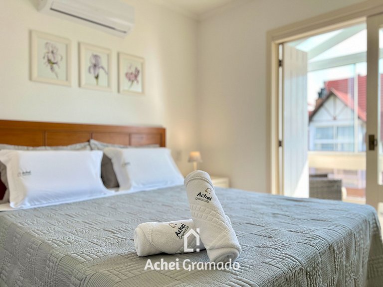 Apto 2dorm 500m Rua Coberta by Achei Gramado