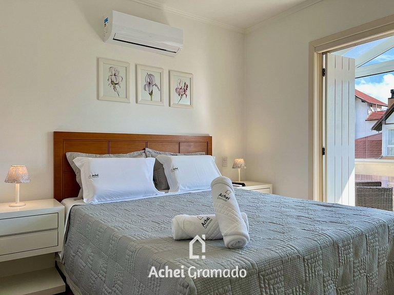 Apto 2dorm 500m Rua Coberta by Achei Gramado