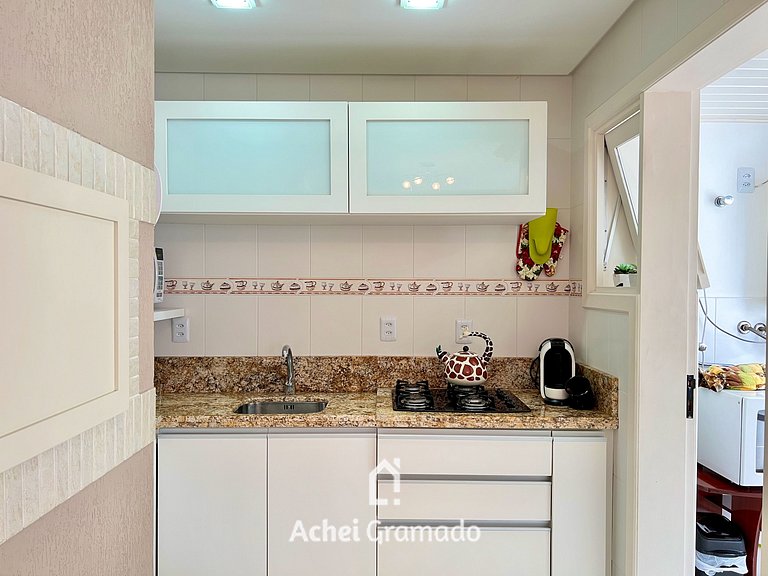Apto 2dorm 500m Rua Coberta by Achei Gramado