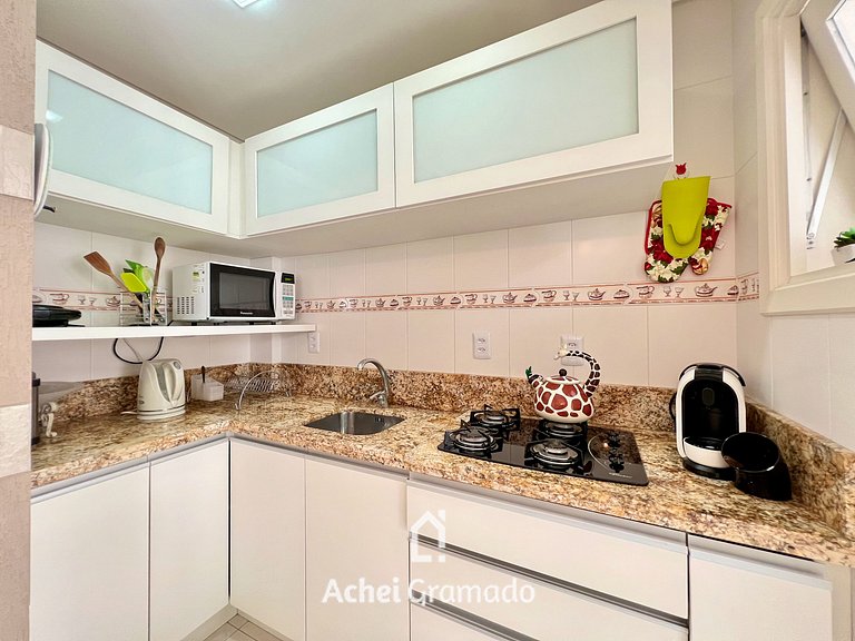 Apto 2dorm 500m Rua Coberta by Achei Gramado