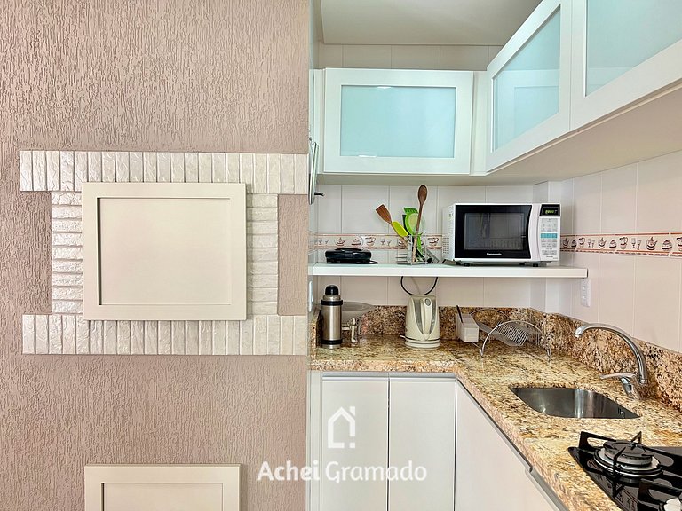Apto 2dorm 500m Rua Coberta by Achei Gramado