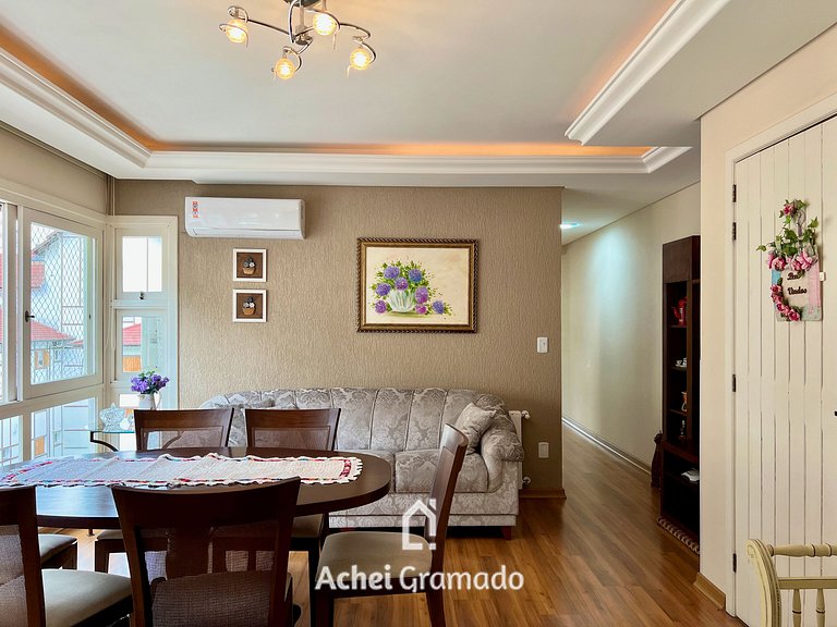 Apto 2dorm 500m Rua Coberta by Achei Gramado