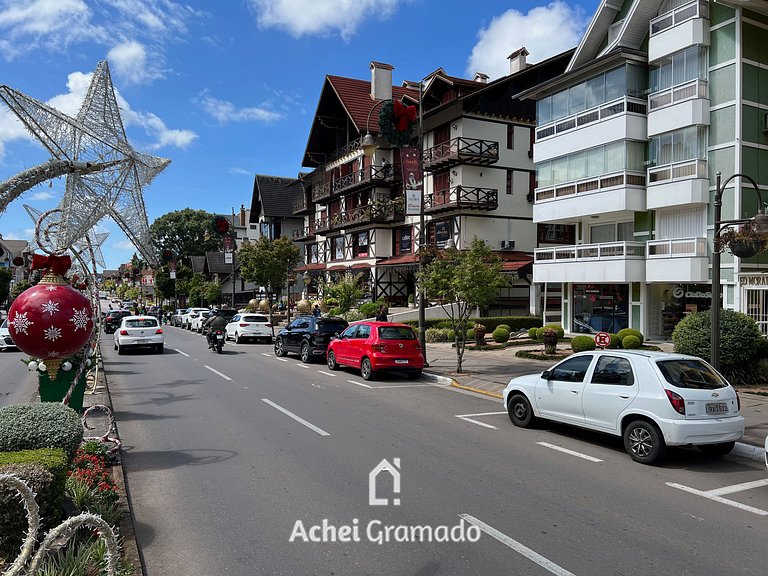 Apto 2dorm 500m Rua Coberta by Achei Gramado