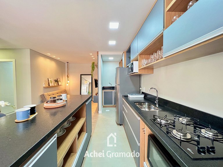 Apartamento Impecável Aire 2 dorm by Achei Gramado