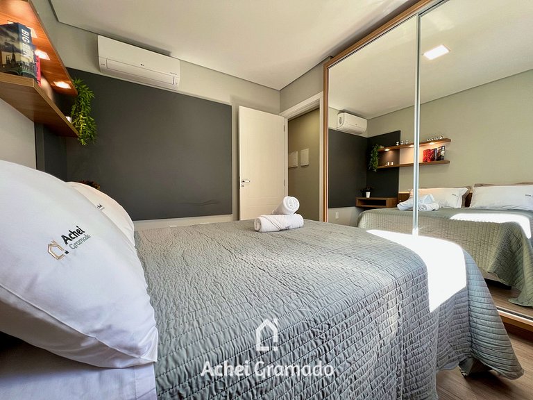 Apartamento Impecável Aire 2 dorm by Achei Gramado