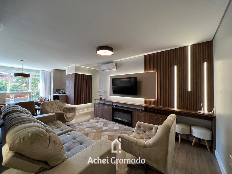 Apartamento Res Aire 3 Suítes by Achei Gramado