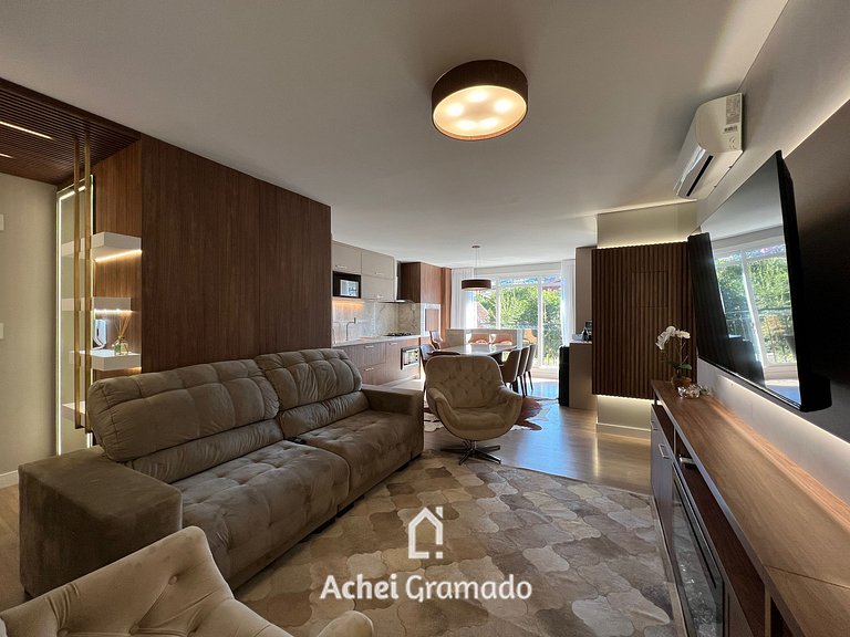 Apartamento Res Aire 3 Suítes by Achei Gramado