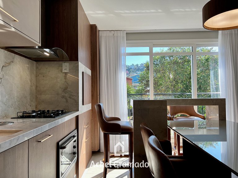 Apartamento Res Aire 3 Suítes by Achei Gramado