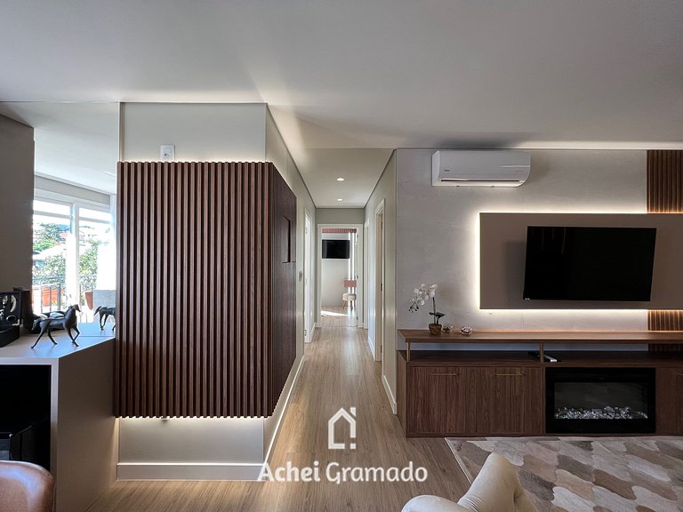 Apartamento Res Aire 3 Suítes by Achei Gramado