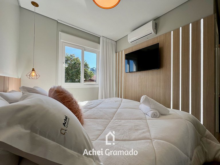 Apartamento Res Aire 3 Suítes by Achei Gramado