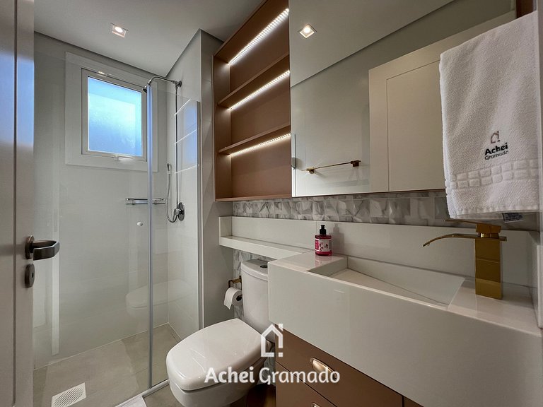 Apartamento Res Aire 3 Suítes by Achei Gramado