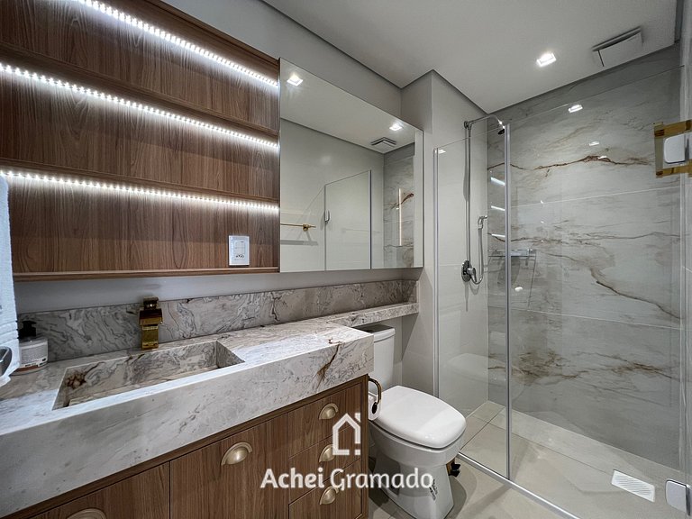 Apartamento Res Aire 3 Suítes by Achei Gramado