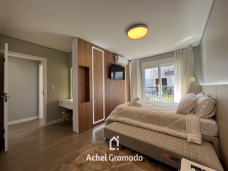 Apartamento Res Aire 3 Suítes by Achei Gramado