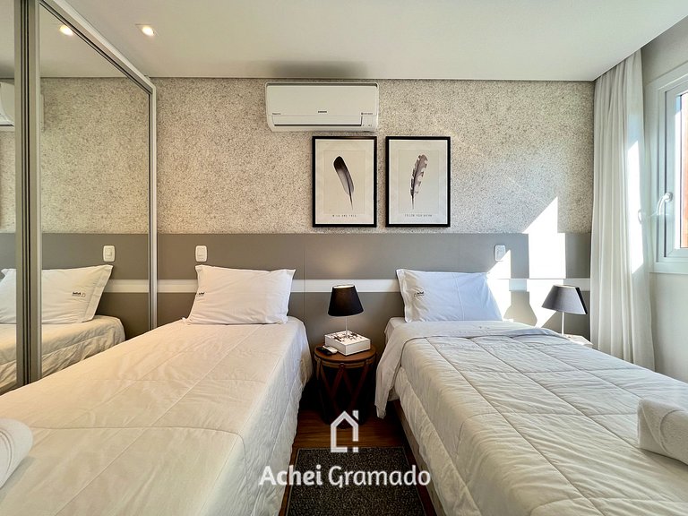 Apartamento Haus 2 dorm Centro by Achei Gramado