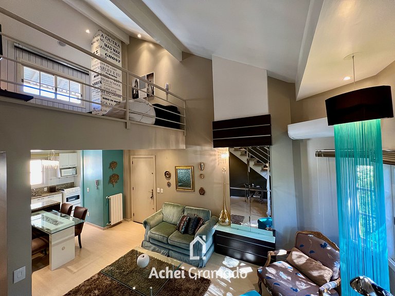 Cobertura Duplex de Cinema 3dorm by Achei Gramado