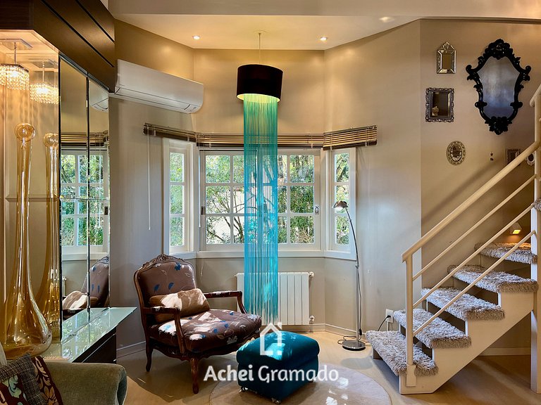 Cobertura Duplex de Cinema 3dorm by Achei Gramado